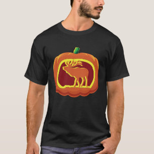 Camiseta Elk Hunter Pumpkin Halloween Costume Mens Elk Hun