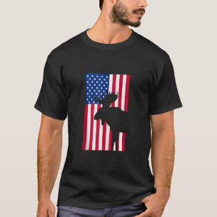 Camiseta Elk Hunting Bull Elk State Shape American Elk Hunt