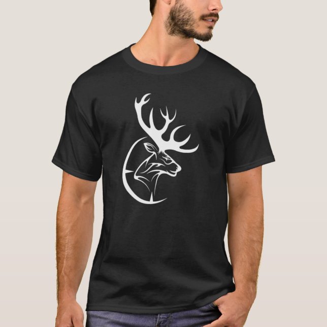 Camiseta Elk Hunting Deer Hunter Arco Arco de pesca Fi (Frente)