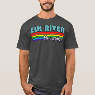 Camiseta Elk River Minnesota Pride Elk River LGBT Gift LGB