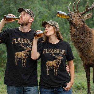 Camiseta Elkaholic: Selvagem no coração