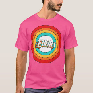 Camiseta Elkins Name Shirt Vintage Elkins Circle