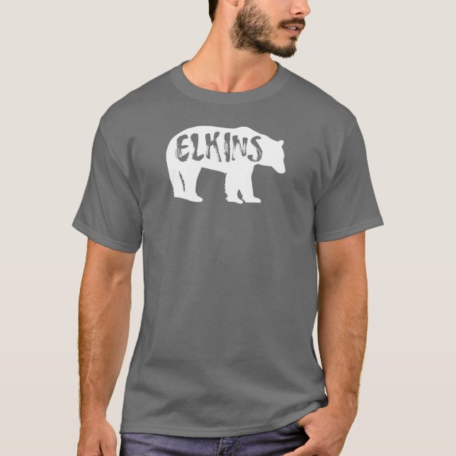 Camiseta Elkins West Virginia Bear (Frente)