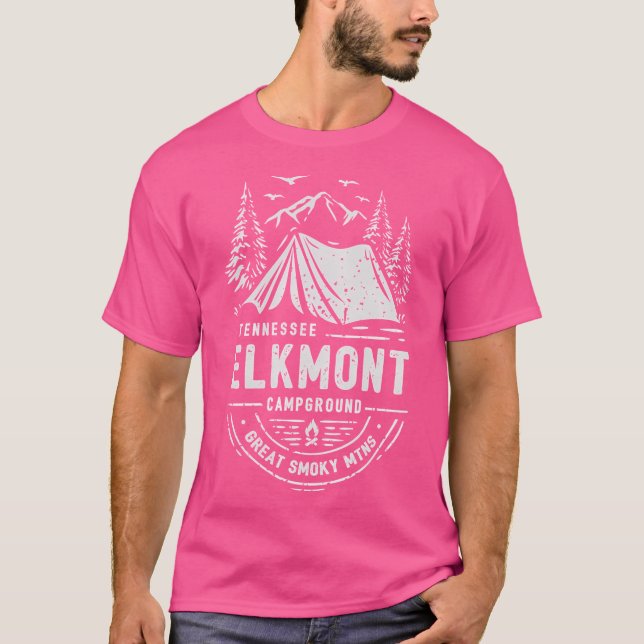 Camiseta Elkmont Campground Excelente Mounts National (Frente)