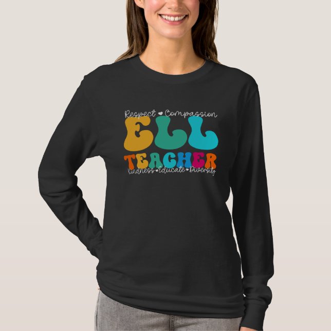 Camiseta ELL Teacher Appreciation Week Back to School (Frente)