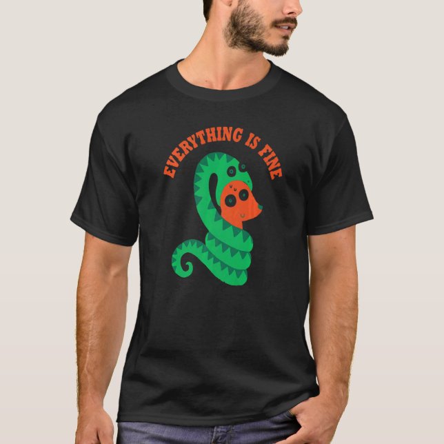 Camiseta Ella Diz Que Está Tudo Bem Na Tv Parody (Frente)
