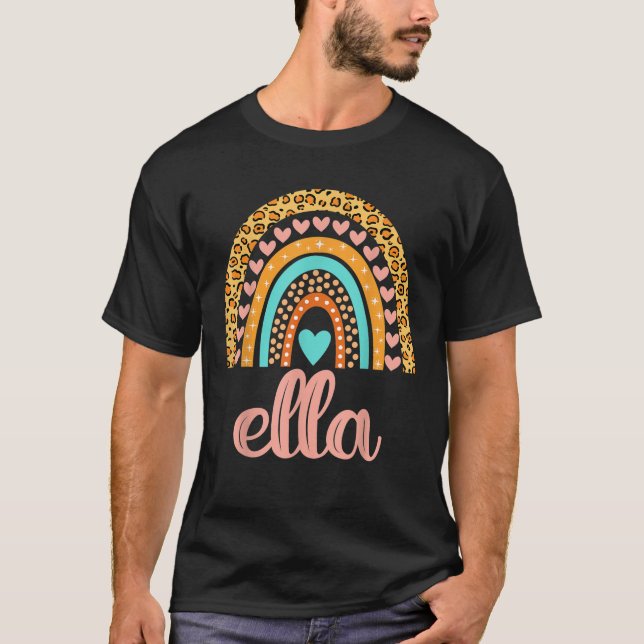 Camiseta Ella Ella Name Birthday Shirt Gift (Frente)
