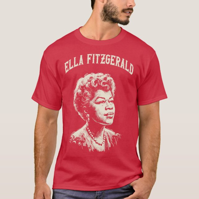 Camiseta ella fitzgerald (Frente)