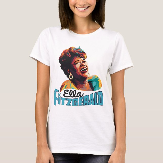Camiseta Ella Fitzgerald (Frente)
