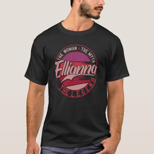 Camiseta Ellianna, a Senhora do Mito, a Lenda (Frente)