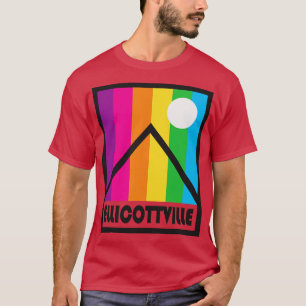 Camiseta Ellicottville New York Souvenir Gift Rainbow Monte