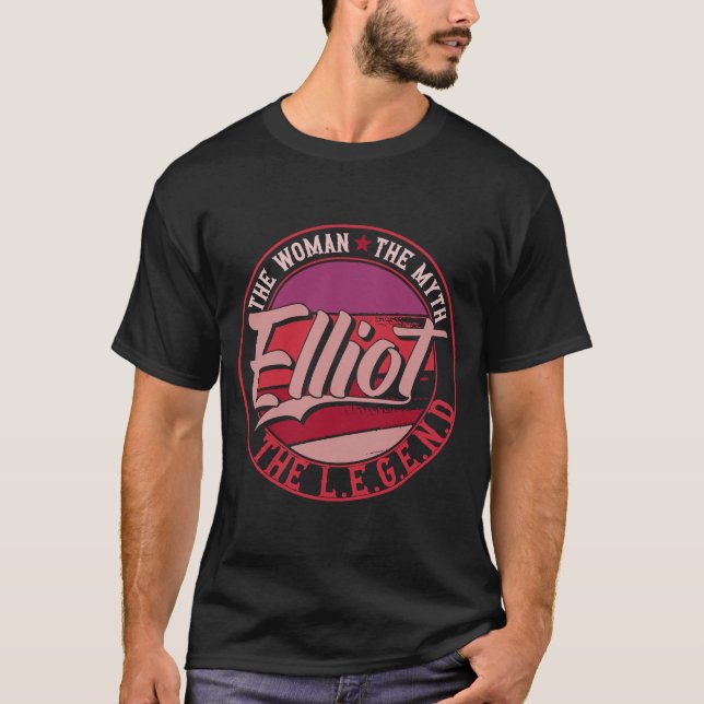 Camiseta Elliot, a Senhora do Mito, a Lenda (Frente)