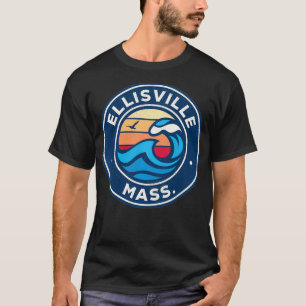 Camiseta Ellisville Massachusetts MÃE Vintage Ondas Marítim