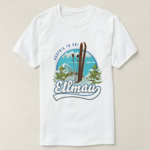 Camiseta Ellmau Áustria para esqui logotipo