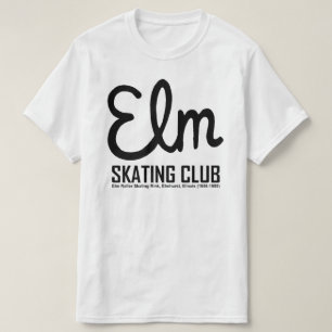 Camiseta Elm Skating Club, Elmhurst, Illinois (cores claras