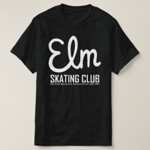 Camiseta Elm Skating Club, Elmhurst, Illinois (cores escura