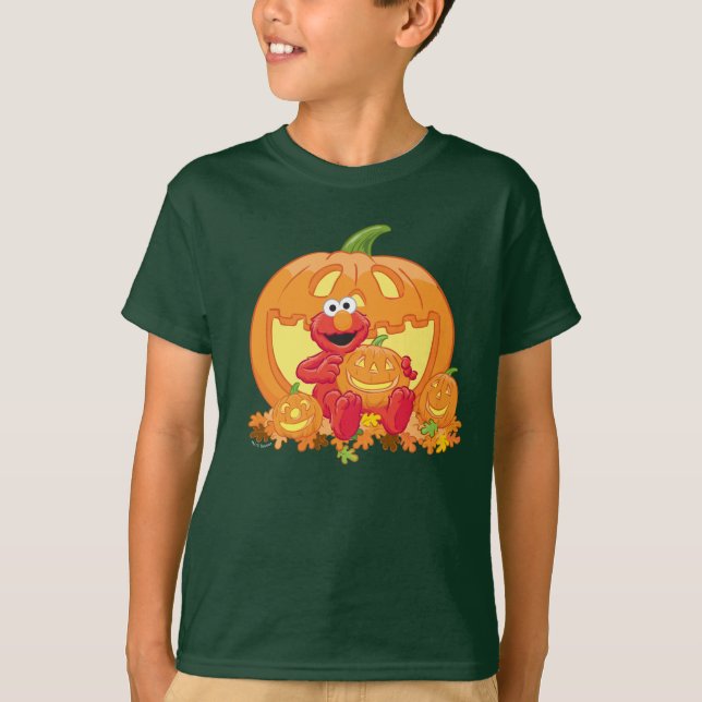 Camiseta Elmo | Abóboras de Halloween (Frente)