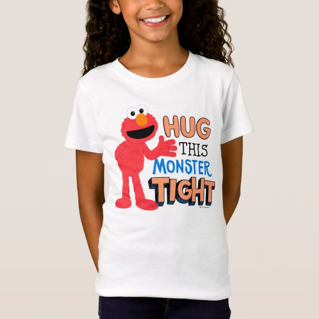 Camiseta Elmo | Abrace esse monstro bem apertado (Frente)