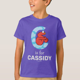 Camiseta Elmo Alphabet   C Nuvens