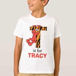 Camiseta Elmo Alphabet   Tigre T