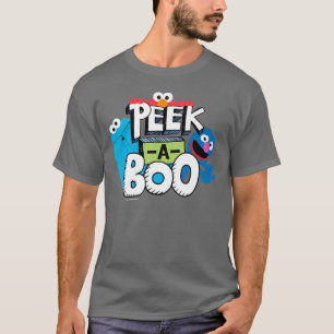 Camiseta Elmo, Cookie e Grover   Peek-a-Boo