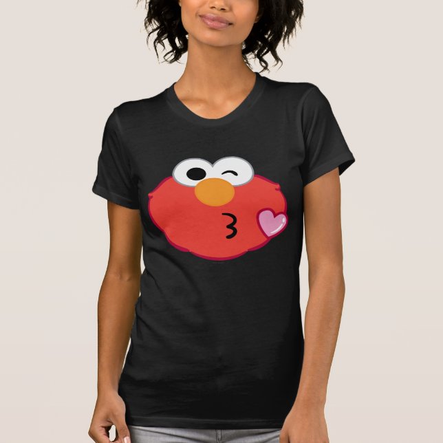 Camiseta Elmo Face Jogando um Beijo (Frente)