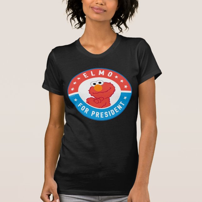 Camiseta Elmo para Presidente Crachá (Frente)