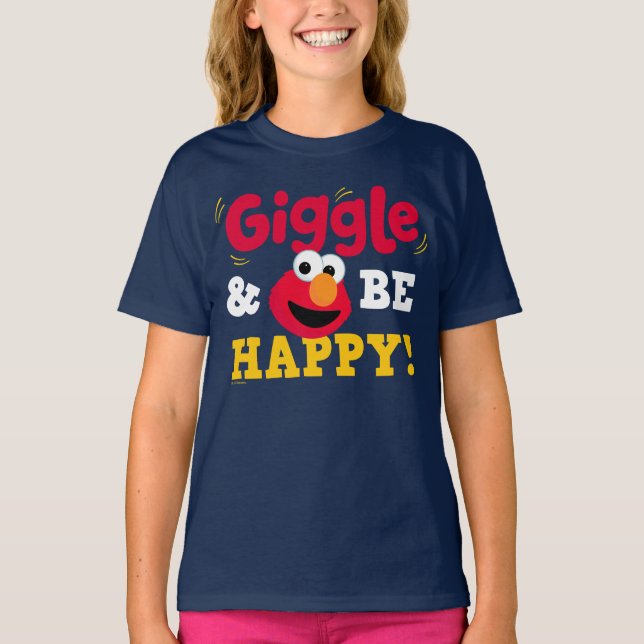 Camiseta Elmo Ri e Fica Feliz (Frente)