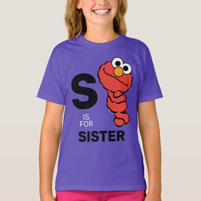 Camiseta Elmo | S é para Irmã (Frente)