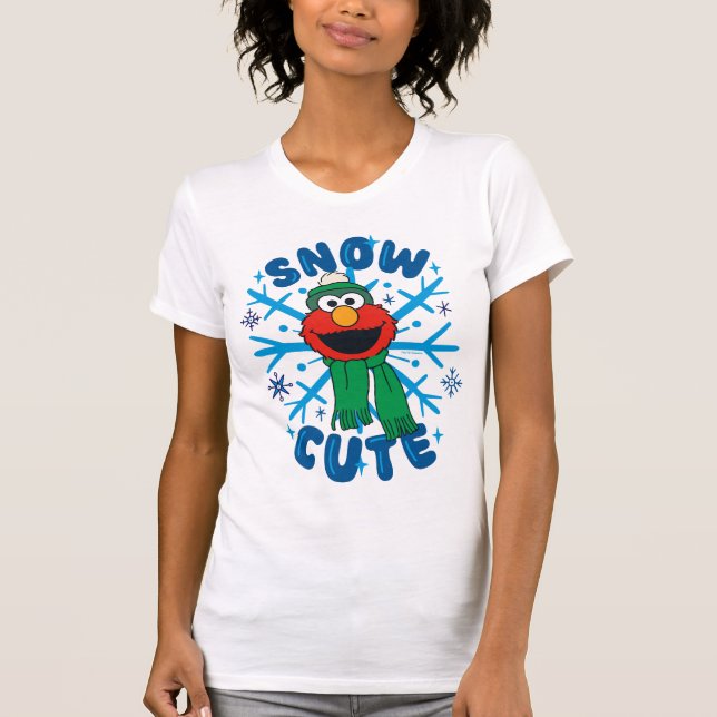 Camiseta Elmo Snow Cute (Frente)