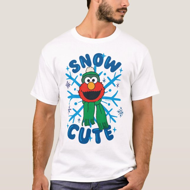 Camiseta Elmo Snow Cute (Frente)