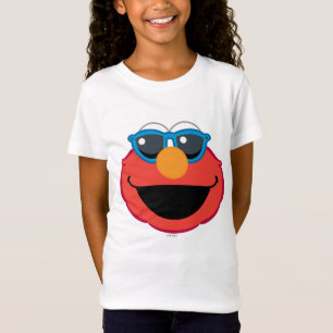 Camiseta Elmo Sorrindo Rosto com Óculos Solares