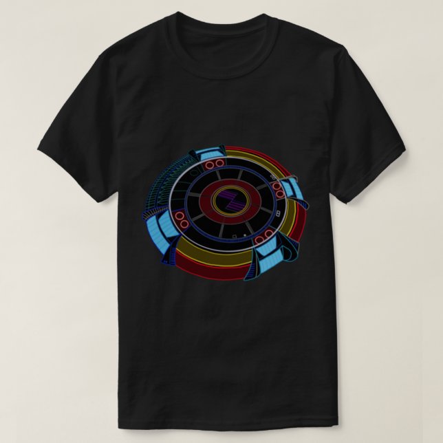 Camiseta ELO, Electric Light. Orchestra Spaceship Classic T (Frente do Design)