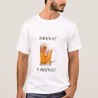 Camiseta Elogios 4 cervejas - t-shirt