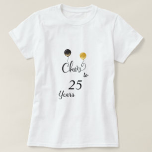 Camiseta Elogios a 25 anos