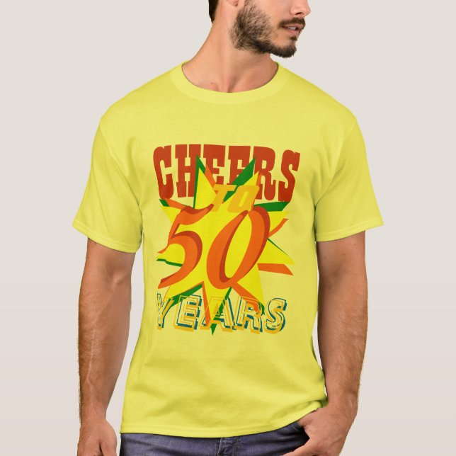 Camiseta Elogios a 50 anos de aniversário (Frente)