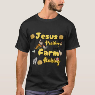 Camiseta elogios a jesus e fazenda