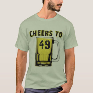 Camiseta Elogios a quarenta e nove. Aniversário
