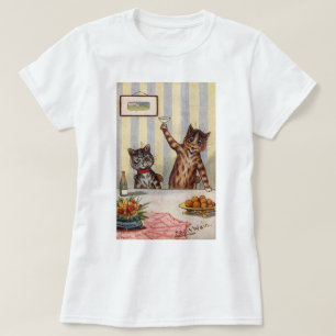 Camiseta Elogios gato, Louis Wain