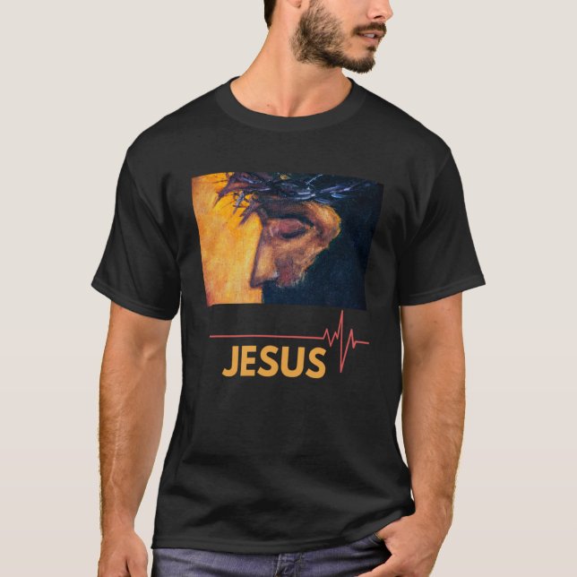 Camiseta Elohim Yahweh Abba Faith Jesus Meu Pai (Frente)