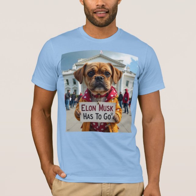 Camiseta Elon Musk tem que ser político (Frente)