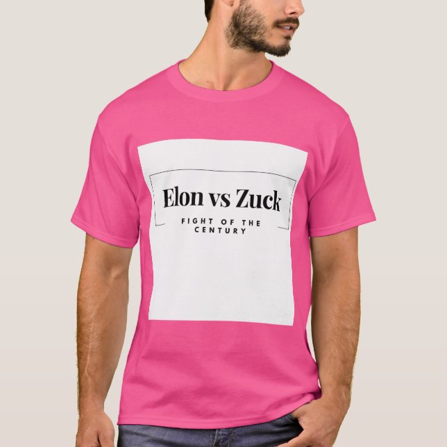 Camiseta Elon Vs Zuck (Frente)
