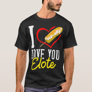 Camiseta Elote Corn Rostado na rua mexicana