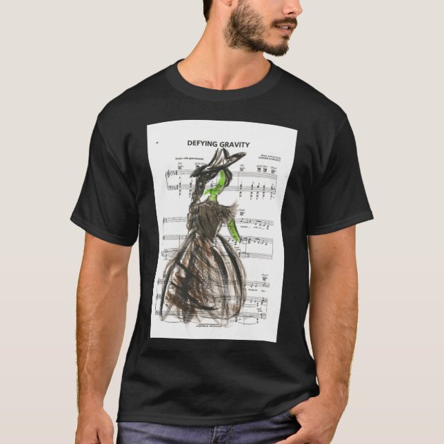 Camiseta Elphaba - Defying Gravity Classic T-Shirt (Frente)