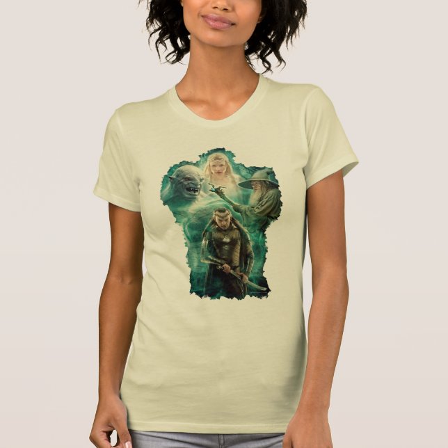 Camiseta ELROND™, Azog, Galadriel e Gráfico Gandalf (Frente)