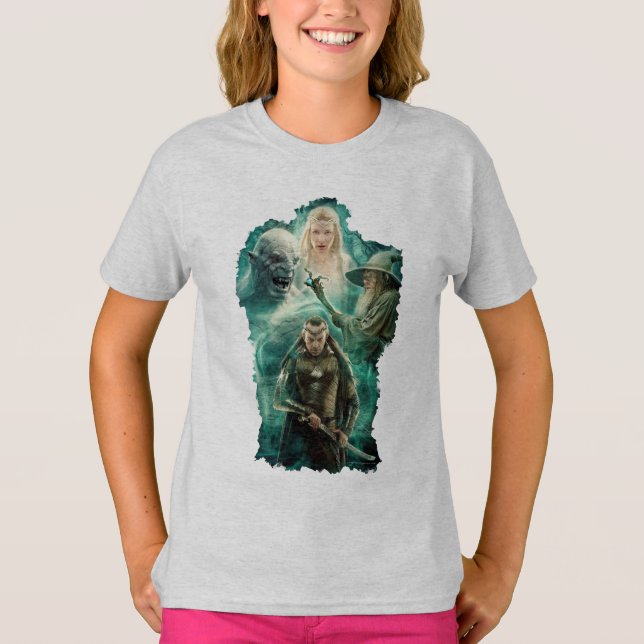 Camiseta ELROND™, Azog, Galadriel e Gráfico Gandalf (Frente)