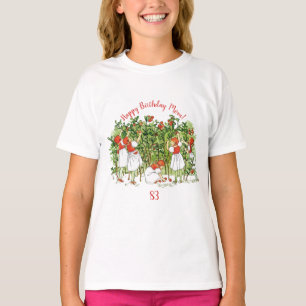 Camiseta Elsa Beskow Cute Strawberry Girl