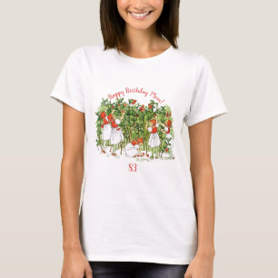 Camiseta Elsa Beskow Cute Strawberry Girl Convidada