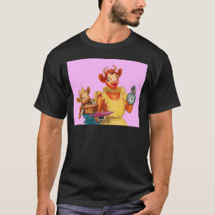Camiseta Elsie a vaca e a filha Beulah - é tempo do bolo