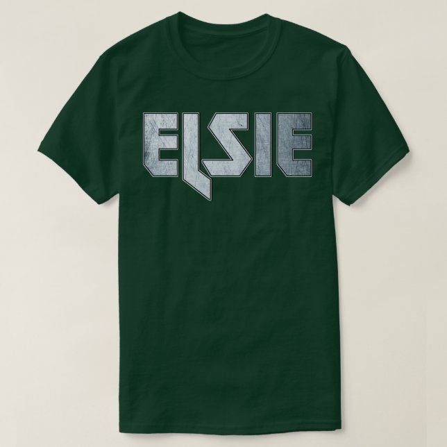 Camiseta Elsie de metal pesado (Frente do Design)